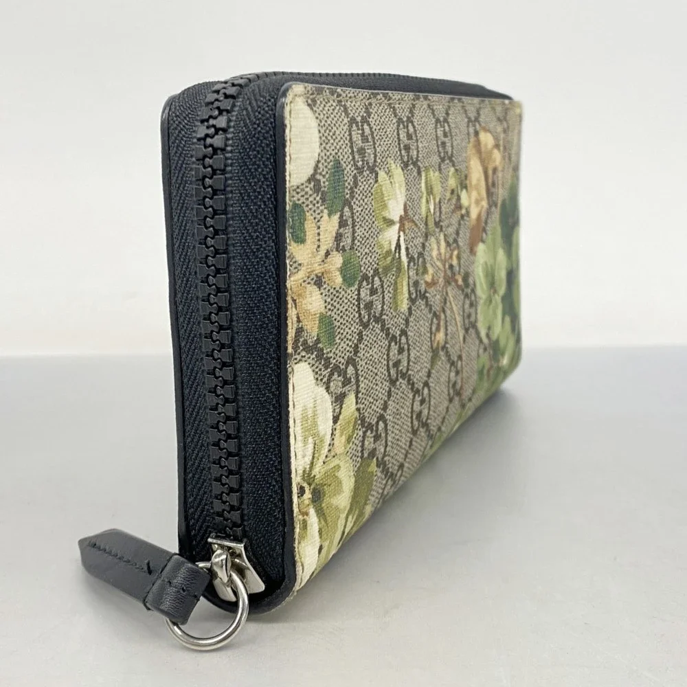 Gucci Floral Print Wallet - Green and Gold - Picture 2 of 10